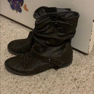 $10 Dark Brown Boots — Lightly Worn